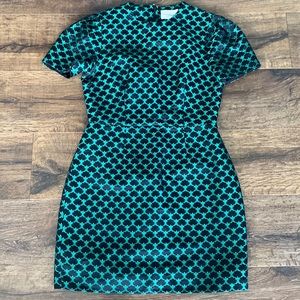 Like new Mary Katrantzou Azurite Jacquard Mini Dress